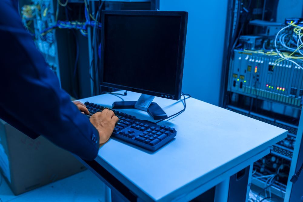 Técnico de Raysor trabajando